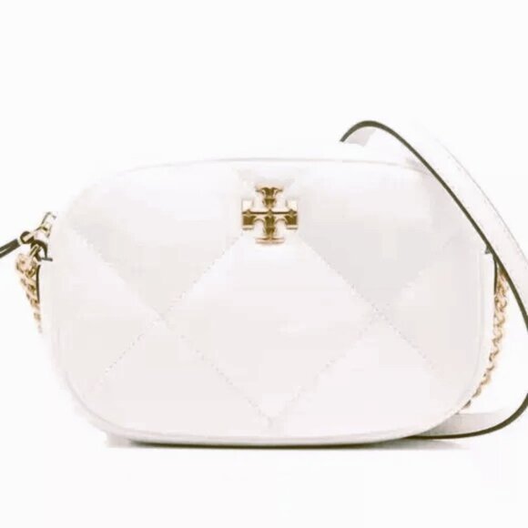 NWT ✅ Tory Burch Kira Diamond Quilt Camera Bag #154715 WARM WHITE✨ NWT, DUST BAG - Picture 16 of 17